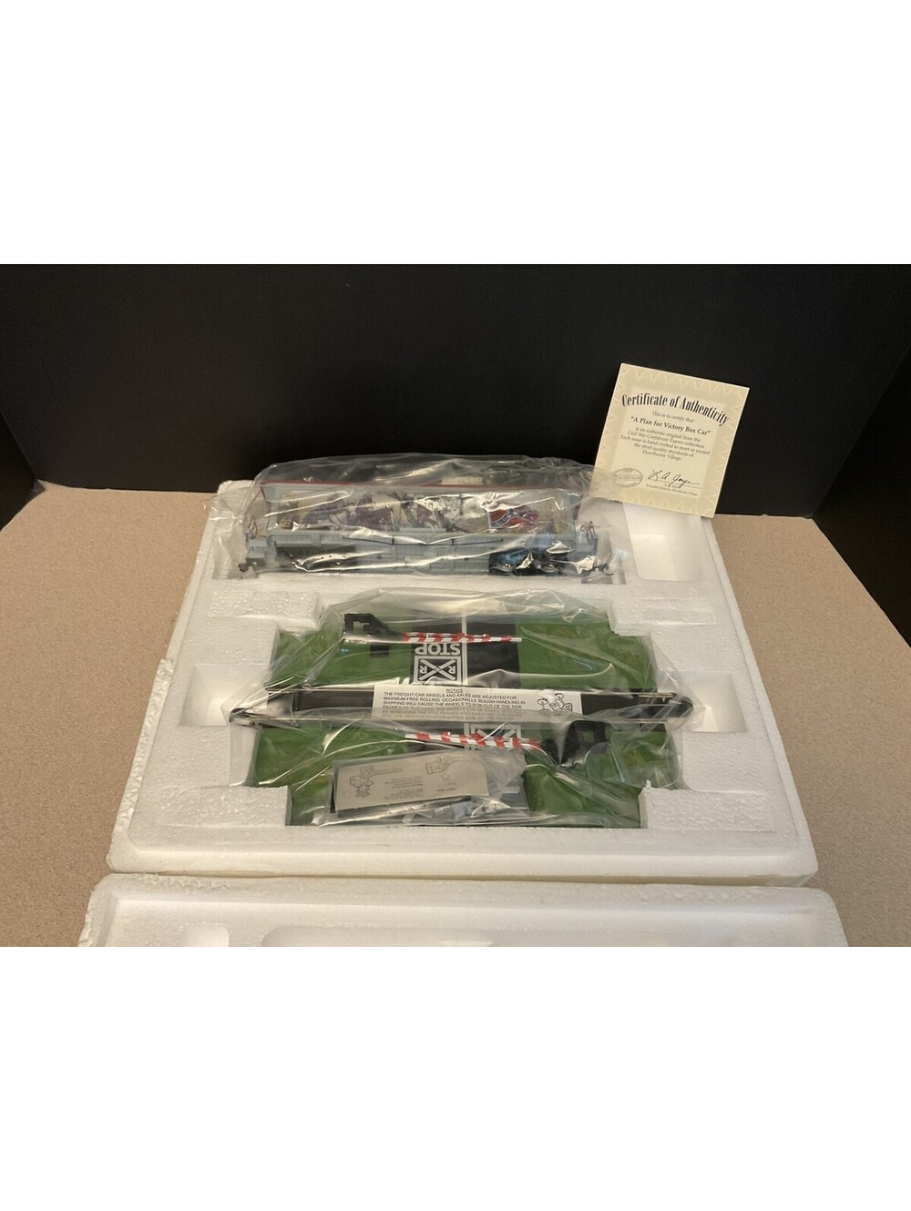 New! HAWTHORNE VILLAGE A Plan for Victory Box Car Civil War.